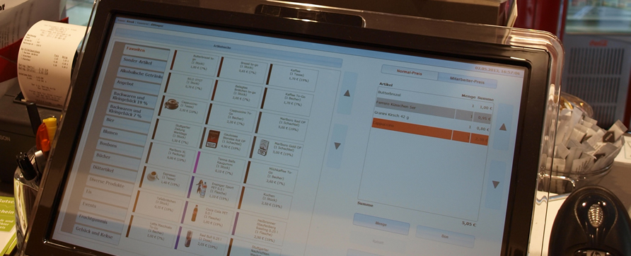 KASSENSYSTEMMIT ARTIKELÜBERSICHT